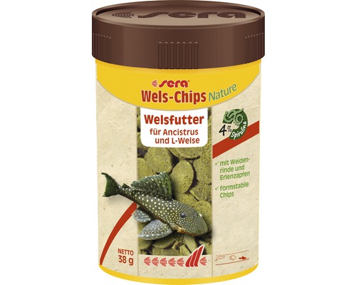 Welsfutter sera Wels-Chips Nature 100 ml