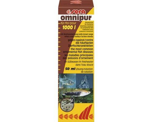 Arzneimittel sera omnipur A 50 ml gegen die häufigsten Zierfischkrankheiten Arzneimittel sera omnipur A 50 ml gegen die häufigsten Zierfischkrankheiten
