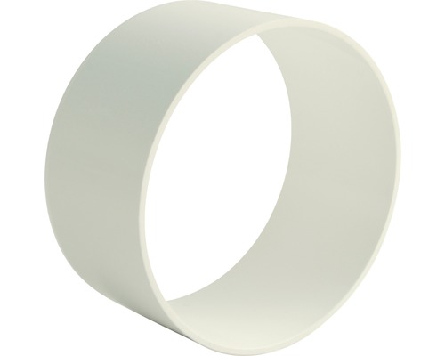 Marley Bogenverbinder für Fallrohr Kunststoff rund Verkehrsweiß RAL 9016 NW 53 mm Rohrmanschette aus Kunststoff
