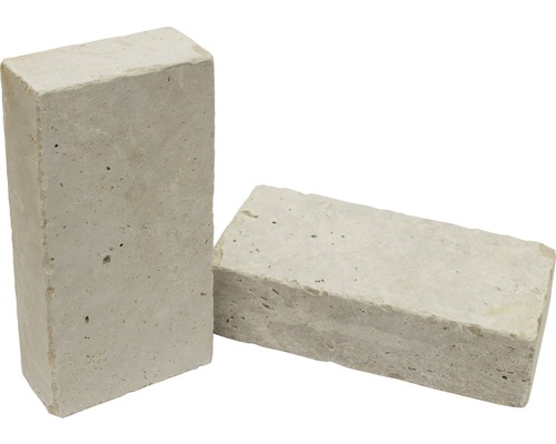 FLAIRSTONE Universalstein Roma Travertin beige 24 x 12 x 6 cm getrommelt-0