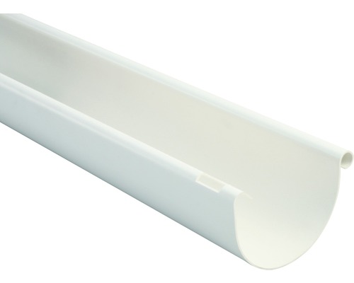 Marley Dachrinne Kunststoff halbrund Verkehrsweiß RAL 9016 NW 100 mm 2000 mm Marley Dachrinne Kunststoff halbrund Verkehrsweiß RAL 9016 NW 100 mm 2000 mm