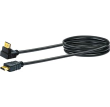 High-Speed-HDMI Kabel mit Ethernet HDMI-Winkelstecker/HDMI-Stecker 1,3 m schwarz Schwaiger HDMW13053