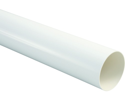 Marley Fallrohr Kunststoff rund Verkehrsweiß RAL 9016 Ø 75 mm L= 3000 mm Abwasserrohr aus Kunststoff