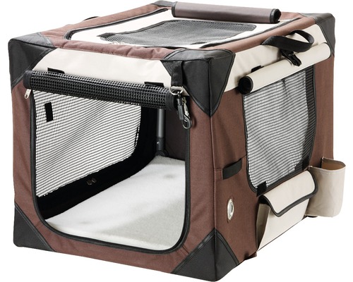 Transportbox Karlie smart Top de Luxe 76x51x48 cm beige-braun-0