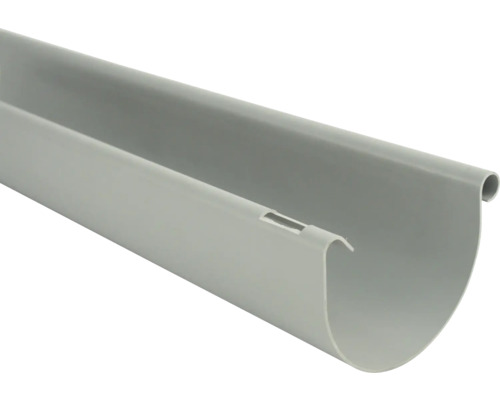 Marley Dachrinne Kunststoff halbrund Fenstergrau RAL 7040 NW 100 mm 2000 mm Marley Dachrinne Kunststoff halbrund Fenstergrau RAL 7040 NW 100 mm 2000 mm