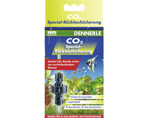Rücklaufsicherung Dennerle Profi-Line CO2 Rückschlagventil Dennerle Kohlendioxid Special Rücklaufsicherung Verpackung