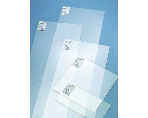 Hobbyglas 4x500x1250 mm glatt klar