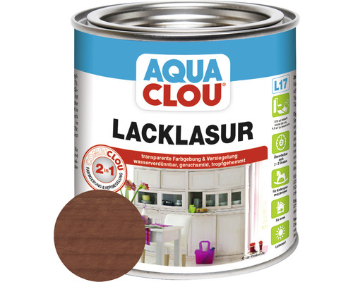 Clou Lack-Lasur Combi Aqua L17 buche 375 ml