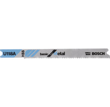 Bosch Stichsägeblatt U118A HSS Basic for Metal