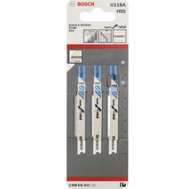 Stichsägeblatt Bosch U 118 A 3er Pack