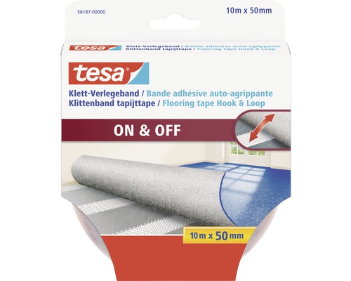 tesa Klett Verlegeband 10 m x 50 mm tesa Klett Verlegeband 10 m x 50 mm