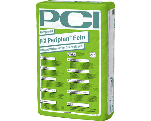 PCI Periplan® Fein Fliessspachtel zum Ausgleichen unter Oberbelägen 25 kg PCI Periplan® Fein Fliessspachtel zum Ausgleichen unter Oberbelägen 25 kg
