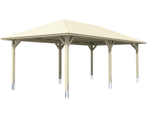 Holzcarport mit Dach