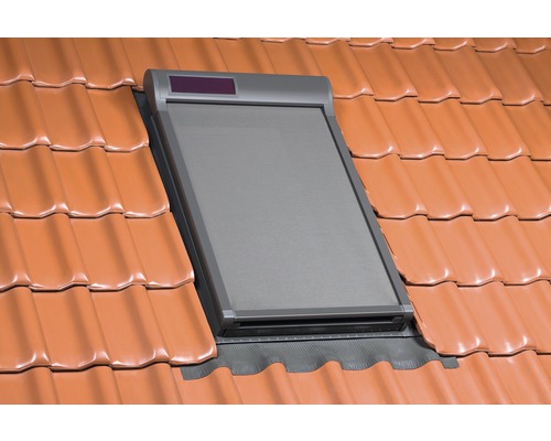 Netzmarkise Grau Für Velux Skylight Dachfenster 55x98 Cm | Außenmontage, UV-Schutz, Reduziert Wärme