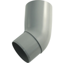 Marley Fallrohrbogen Kunststoff rund 45° Fenstergrau RAL 7040 NW 75 mm