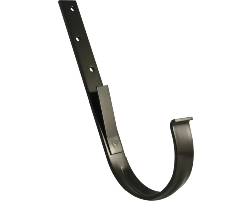 Marley Rinneneisen halbrund verzinkt Schokoladenbraun RAL 8017 NW 75 mm Dachrinnenhaken aus Metall