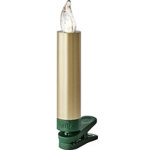 Dekorative LED-Kerze mit Clip zur Befestigung
