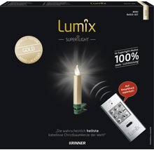 Lumix Superlight Mini Basis-Set mit kabellosen Christbaumkerzen und Fernbedienung