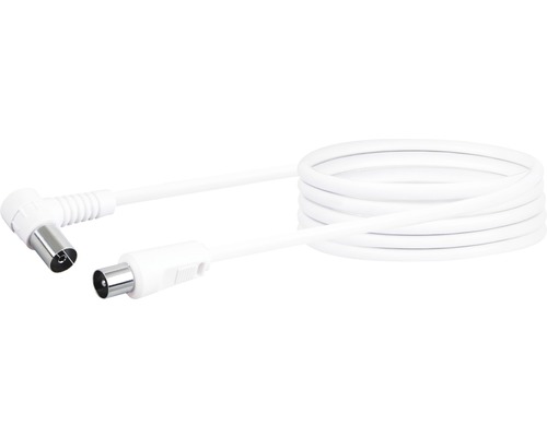 Koaxialkabel mit Winkelstecker