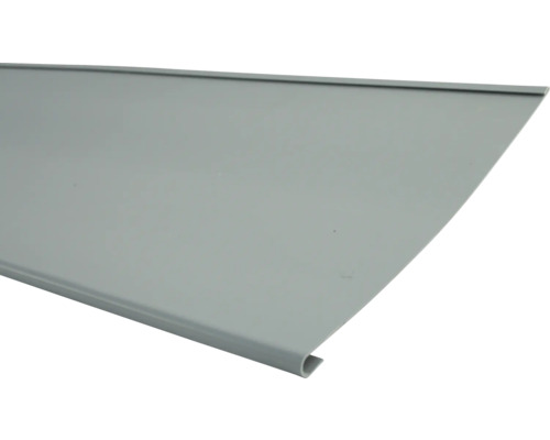 Marley Traufstreifen Kunststoff Fenstergrau RAL 7040 2000 mm x 250 mm Trapezblech für Dächer und Wände