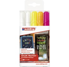 Edding Kreidemarker Set mit vier Stiften