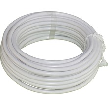 Aufgerollter, transparenter und farbloser PVC-Schlauch