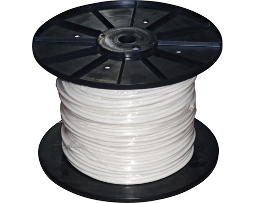 Kabeltrommel mit weißem Kabel