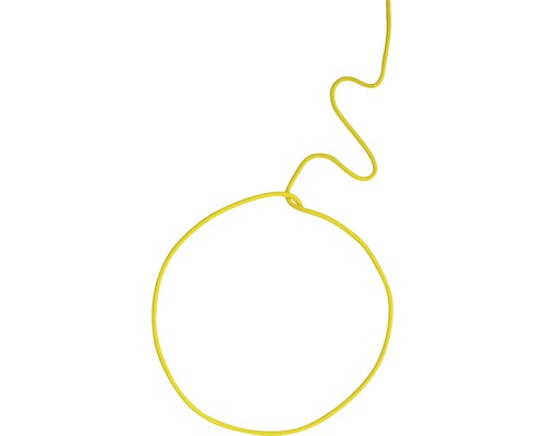 Gelbes Polypropylen Seil, circa 6 Millimeter dick