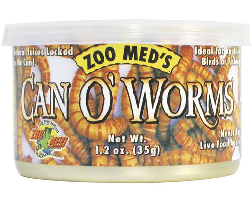 Konservierte Mehlwürmer ZOO MED Can O' Worms (300 worms/can) 35 g-0