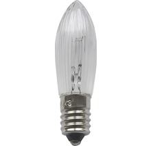 Klare Kerzenlampe mit E14 Fassung