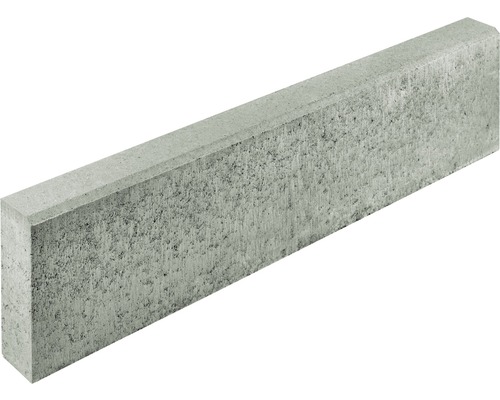 Beton Tiefbordstein Grau einseitig gefast 100 x 8 x 25 cm