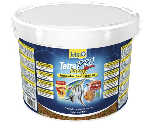 TetraPro Energy Premiumfutter für alle tropischen Fische in einem Eimer