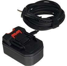 Akkuladegerät mit Kabel für Elektrowerkzeuge
