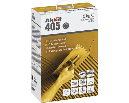Akkit 405 Flexkleber schnell C2 FT S1 5 kg Akkit 405 Flexkleber schnell C2 FT S1 5 kg