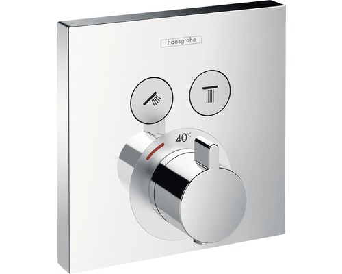 hansgrohe Unterputz Thermostat Dusche LOGIS chrom ohne Unterputzgrundkörper 71107000