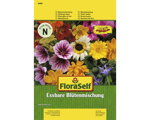 Essbare Blütenmischung FloraSelf samenfestes Saatgut Blumensamen