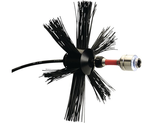 Schornsteinreinigungsbürste mit LED-Licht