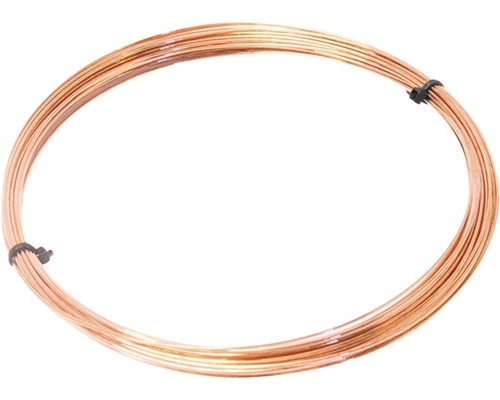 Stahldraht rötlich 1,0 mm 25 m