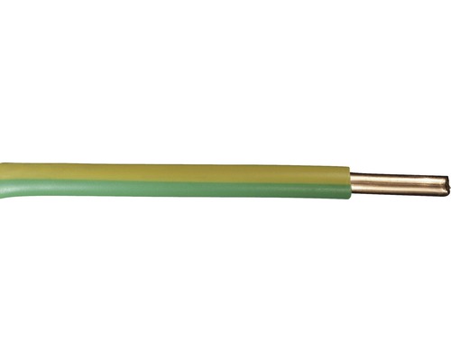 Aderleitung H07 V-U 1G10 mm² grün/gelb Meterware