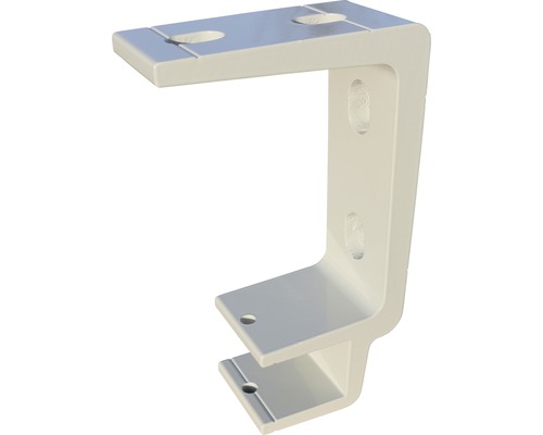 Metallwinkel mit Bohrlöchern zur Befestigung