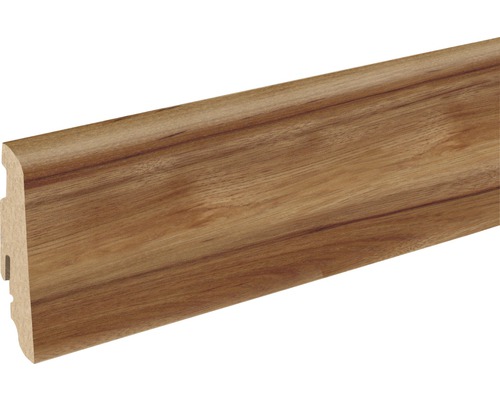 SKANDOR Sockelleiste Hickory Bravo FOWA129 FU60L 19 x 58 x 2400 mm Sockelleiste aus Holz