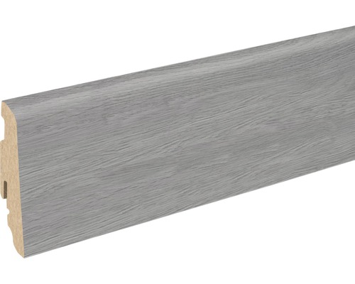 SKANDOR Sockelleiste Makro Eiche FU60L 19 x 58 x 2400 mm Fußleiste in Holzoptik
