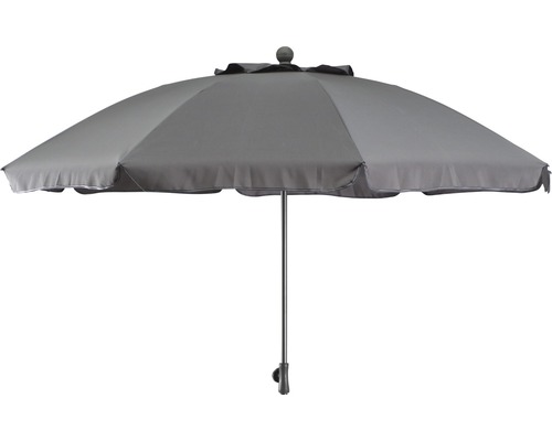 Grauer Sonnenschirm für den Außenbereich