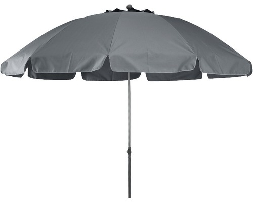 Grauer Sonnenschirm für den Außenbereich