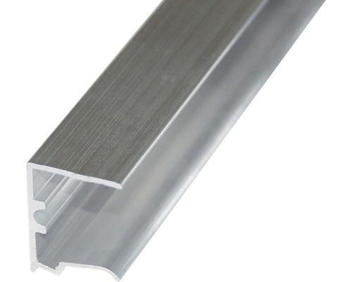 Gutta Alu U-Profil für 25 mm Doppelstegplatten L = 980 mm Aluminiumprofil