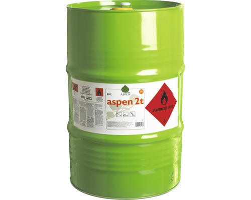 Alkylatbenzin Aspen 2-Takt fertig gem. 60 L für Gartenmaschinen und Forstgeräte