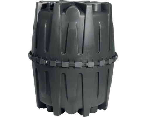 Herkules-Abwasser-Sammelgrube GARANTIA 1600 Liter mit DIBt-Zulassung Regentonne aus Kunststoff mit Verbindungsband