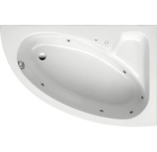 Eckbadewanne mit Whirlpoolfunktion, Draufsicht