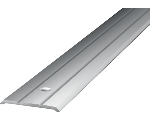 Prinz Übergangsprofil Alu silber gelocht 25 x 1000 mm Bodenprofil aus Metall mit Schraubloch