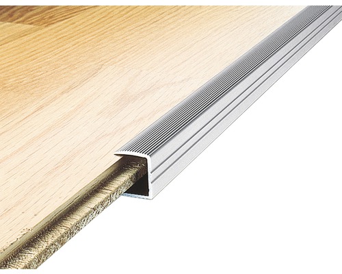 Aluminium Übergangsprofil auf Laminatboden